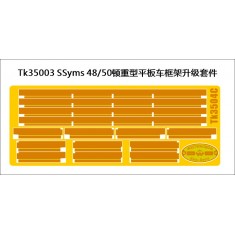 1/35 Structure Upgrade PE Set for 48T 50T Flatcars Ssys Sskra