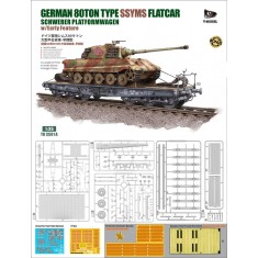 1/35 German 80T SSyms Heavy Platform Wagon w/Early Feature [Gold]