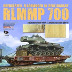 1/35 Bogie Flat Wagon Standard Type Rlmmp 700 1952-1991