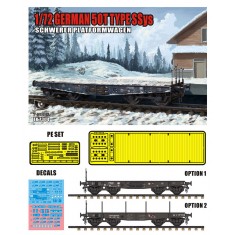 1/72 German 50T Type Ssys Schwerer Plattformwagen