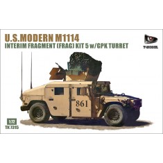 1/72 US Modern M1114 Frag Kit 5 with GPK Turret and Upgrade Set