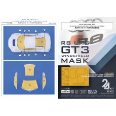 1/24 Audi R8 LMS GT3 Windscreen Flexible Mask for Nunu Kit