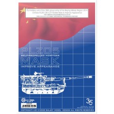 1/35 PLA PLZ05 Beijing Military Region Flexible Mask TS-022