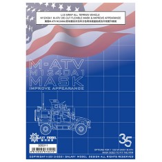 1/35 US MRAP M1240A1 M-ATV Flexible Mask for Rye Field Model #RM5032