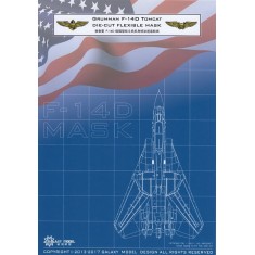 1/48 Grumman F-14D Tomcat Die-cut Flexible Mask for AMK kit #88007