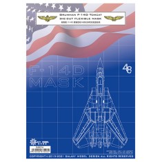 1/48 Grumman F-14D Tomcat Mask for Tamiya #61118 Kit