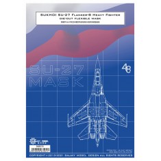 1/48 Sukhoi Su-27 Flanker-B Heavy Fighter Mask for Great Wall Hobby L4824 Kit