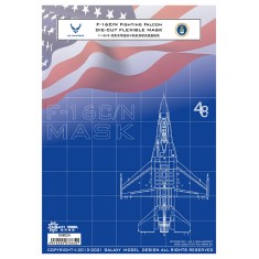 1/48 F-16C/N Fighting Falcon Mask for Tamiya #61106 Kit