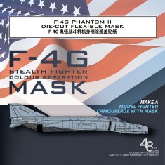 1/48 F-4G Phantom II Colour Separation Mask for Meng Kit