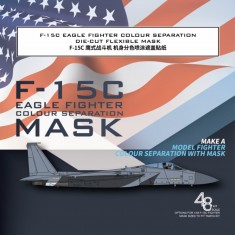 1/48 F-15C Eagle Fighter Colour Separation Mask for Tamiya #61029 Kit