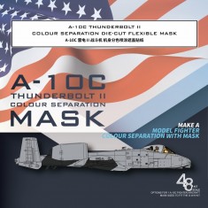 1/48 A-10C Thunderbolt II Colour Separation Mask for Great Wall Hobby L4829 Kit