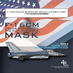 1/48 F-16CM Colour Separation Mask for Great Wall Hobby L4836 Kit