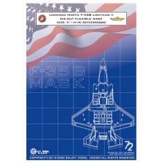 1/72 F-35B Mask for Italeri #1425 Kit