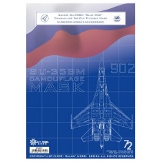 1/72 Sukhoi Su-35BM Blue 902 Camouflage Mask for Great Wall Hobby L7207 Kit