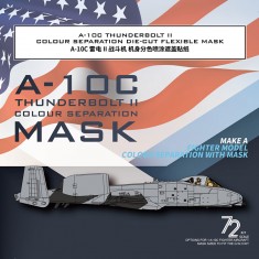 1/72 A-10C Thunderbolt II Colour Separation Mask for Great Wall Hobby L7215 Kit