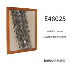 1/48 Red Shadow Wood Frame Display Base Runway Take-Off Position