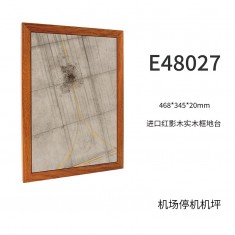 1/48 Red Shadow Wood Frame Display Base Airport Apron
