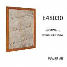 1/48 Red Shadow Wood Frame Display Base Airport Taxiway