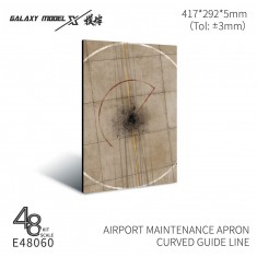 1/48 Airport Maintenance Apron Curved Guide Line