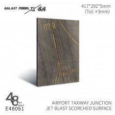1/48 Airport Taxiway Junction Jet Blast Scorched Surface