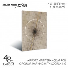 1/48 Airport Maintenance Apron Circular Marking with Scorching