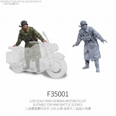 1/35 WWII German Motorcyclist #1