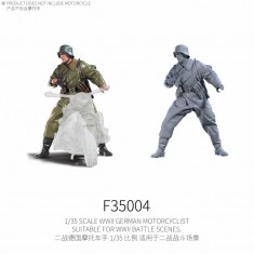 1/35 WWII German Motorcyclist #4