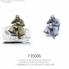 1/35 WWII German Motorcyclist #6