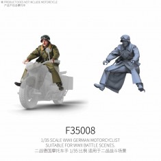 1/35 WWII German Motorcyclist #8