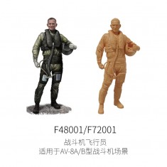 1/48 Fighter Pilot Figure for AV-8A/B Aircraft Diorama #1