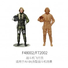 1/48 Fighter Pilot Figure for AV-8A/B Aircraft Diorama #2
