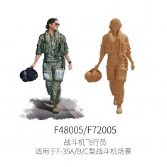 1/48 Fighter Pilot Figure for F-35A/B/C Aircraft Diorama #3