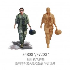 1/48 Fighter Pilot Figure for F-35A/B/C Aircraft Diorama #5
