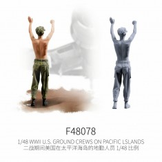 1/48 WWII US Ground Crew on Pacific Islands #2