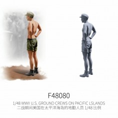 1/48 WWII US Ground Crew on Pacific Islands #4
