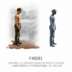 1/48 WWII US Ground Crew on Pacific Islands #5