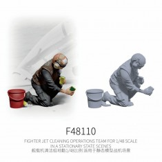 1/48 Ground Crew Cleaning #3