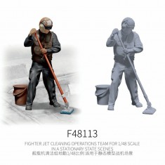 1/48 Ground Crew Cleaning #6