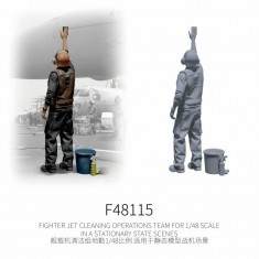 1/48 Ground Crew Cleaning #8