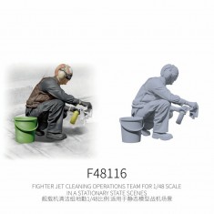 1/48 Ground Crew Cleaning #9