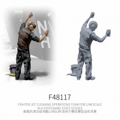 1/48 Ground Crew Cleaning #10