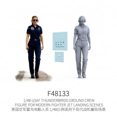 1/48 USAF Thunderbirds Ground Crew Figure for Modern Fighter Jet Dioramas #6