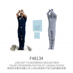 1/48 USAF Thunderbirds Ground Crew Figure for Modern Fighter Jet Dioramas #7