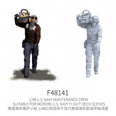 1/48 US Navy Maintenance Crew for Modern Carrier Deck Dioramas #3