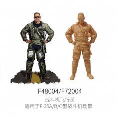 1/72 Fighter Pilot Figure for F-35A/B/C Aircraft Dioramas #2