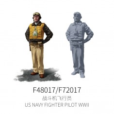 1/72 WWII US Navy Fighter Pilot #1