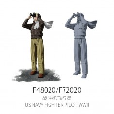 1/72 WWII US Navy Fighter Pilot #4