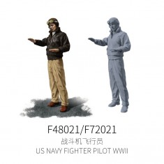1/72 WWII US Navy Fighter Pilot #5