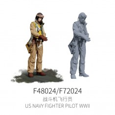 1/72 WWII US Navy Fighter Pilot #8