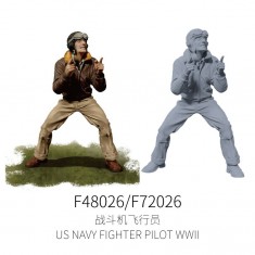 1/72 WWII US Navy Fighter Pilot #10